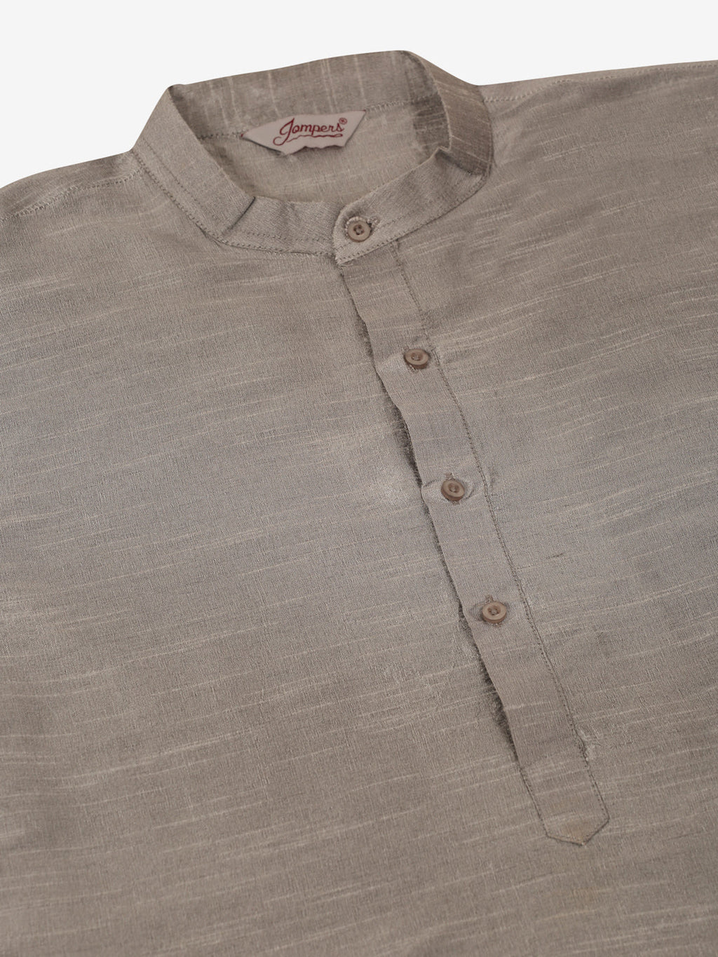Jompers Men's Woven Design Nehru Jacket and Kurta Pyjama Set - Beige | Grocsy