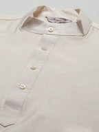Jompers Men's Embroidered Nehru Jacket & Kurta Pyjama ( Navy ) | Grocsy