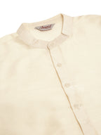 Jompers Men's Solid Kurta Pyjama With Nehru Jacket - Yellow | Grocsy