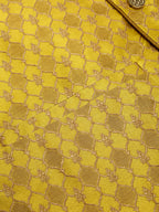 Jompers Men's Solid Kurta Pyjama With Nehru Jacket - Mustard | Grocsy
