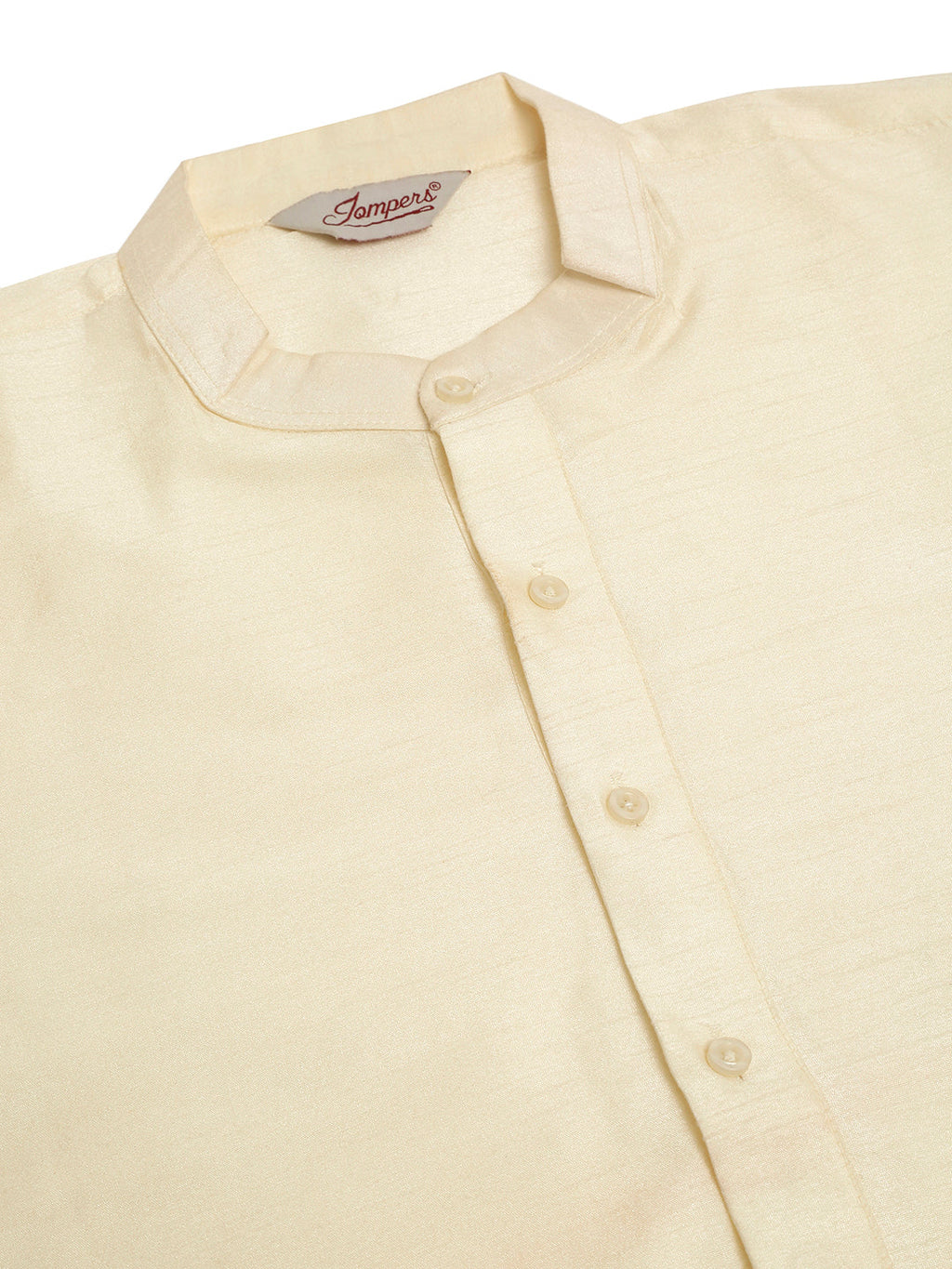 Jompers Men's Solid Kurta Pyjama With Nehru Jacket - Mustard | Grocsy