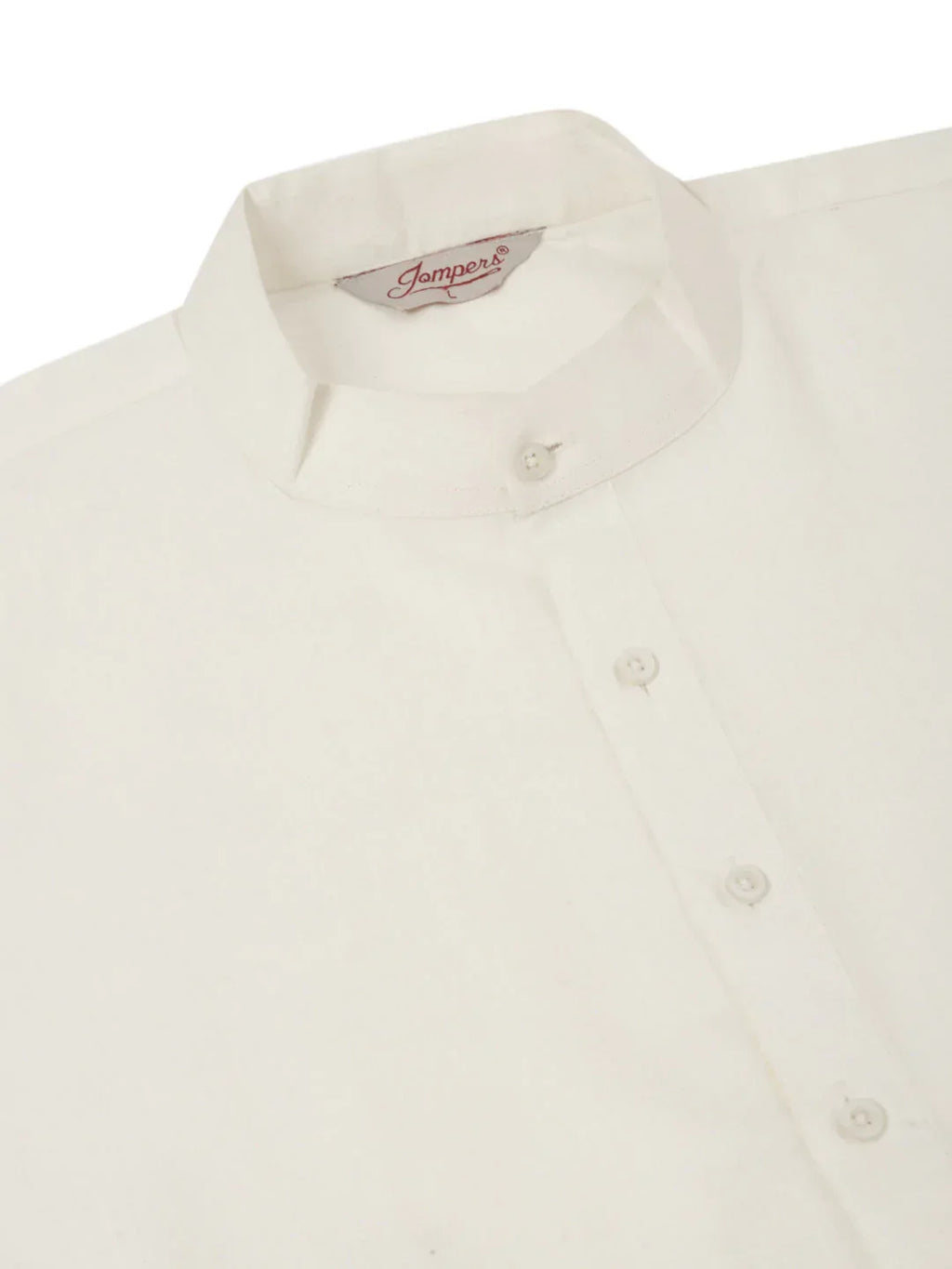 Jompers Men's White Cotton Blend Kurta with Pyjamas & Green Embroidered Nehru Jacket | Grocsy