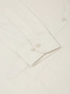 Jompers Men's White Cotton Blend Kurta with Pyjamas & Orange Embroidered Nehru Jacket | Grocsy