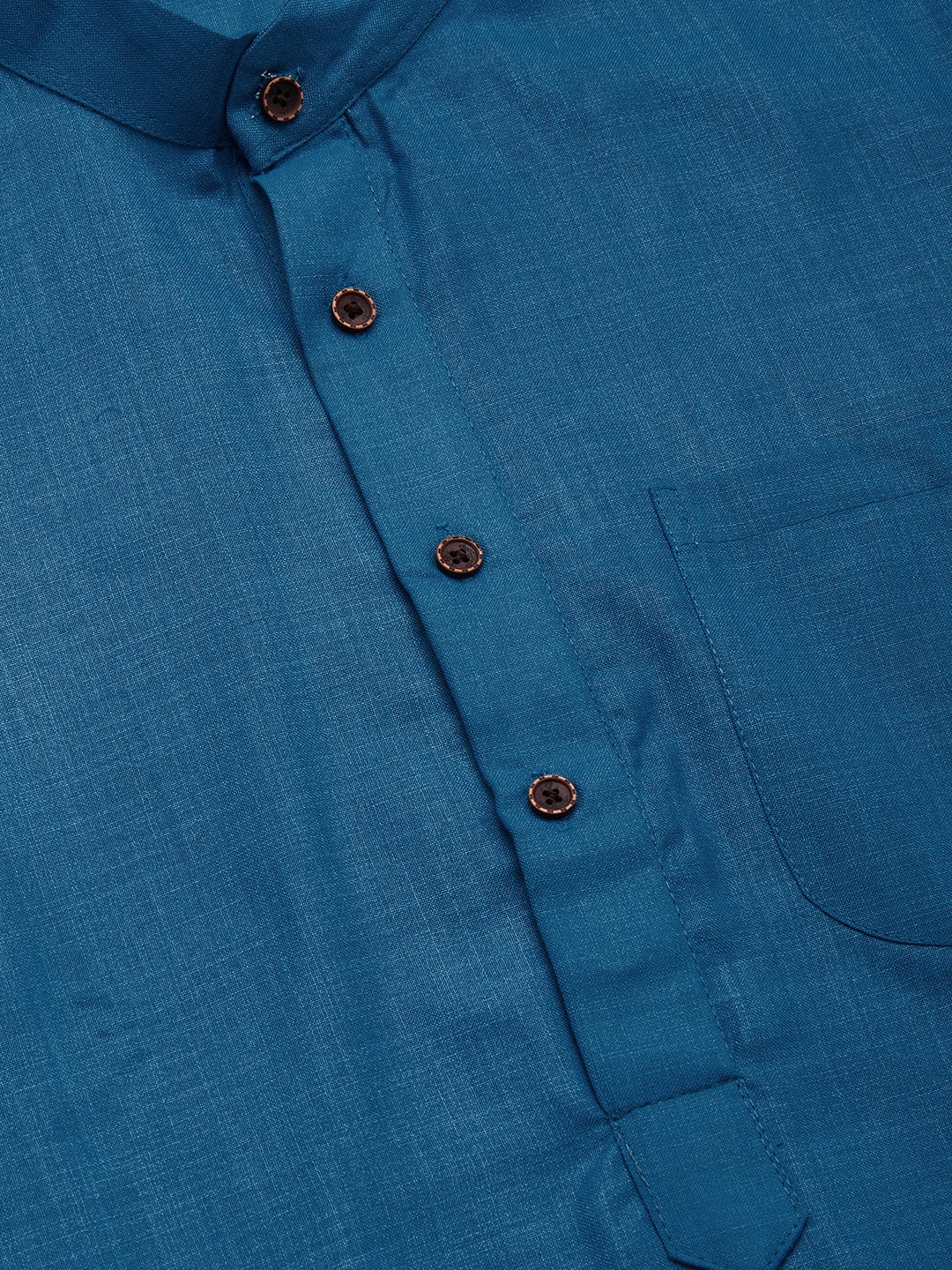 Jompers Men's peacock Cotton Solid Kurta Pyjama | Grocsy