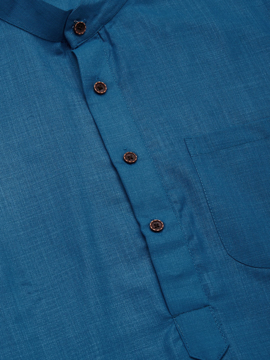 Jompers Men's peacock Cotton Solid Kurta Only | Grocsy