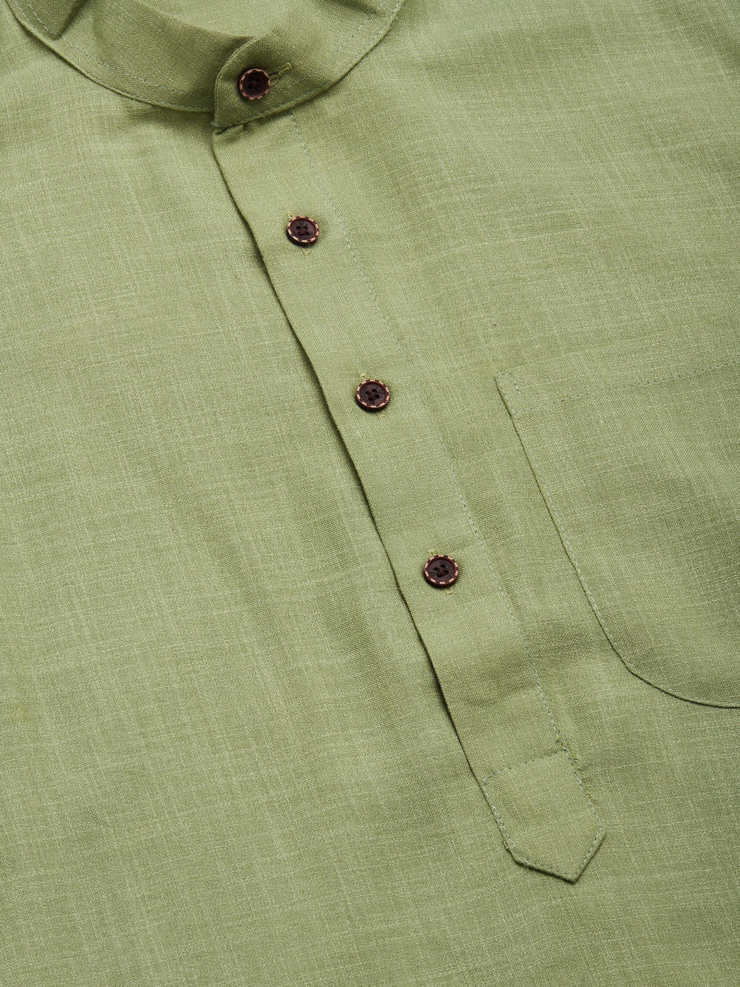 Jompers Men's Pista Cotton Solid Kurta Only | Grocsy