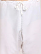 Jompers Men's Purple Chikan Kurta with Churidar | Grocsy