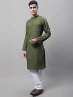 Jompers Men's Cotton Solid Kurta Payjama Sets | Grocsy