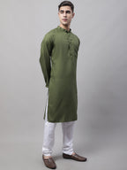 Jompers Men's Cotton Solid Kurta Payjama Sets | Grocsy