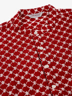 Jompers Men's Maroon Chikankari Kurta with Churidar | Grocsy