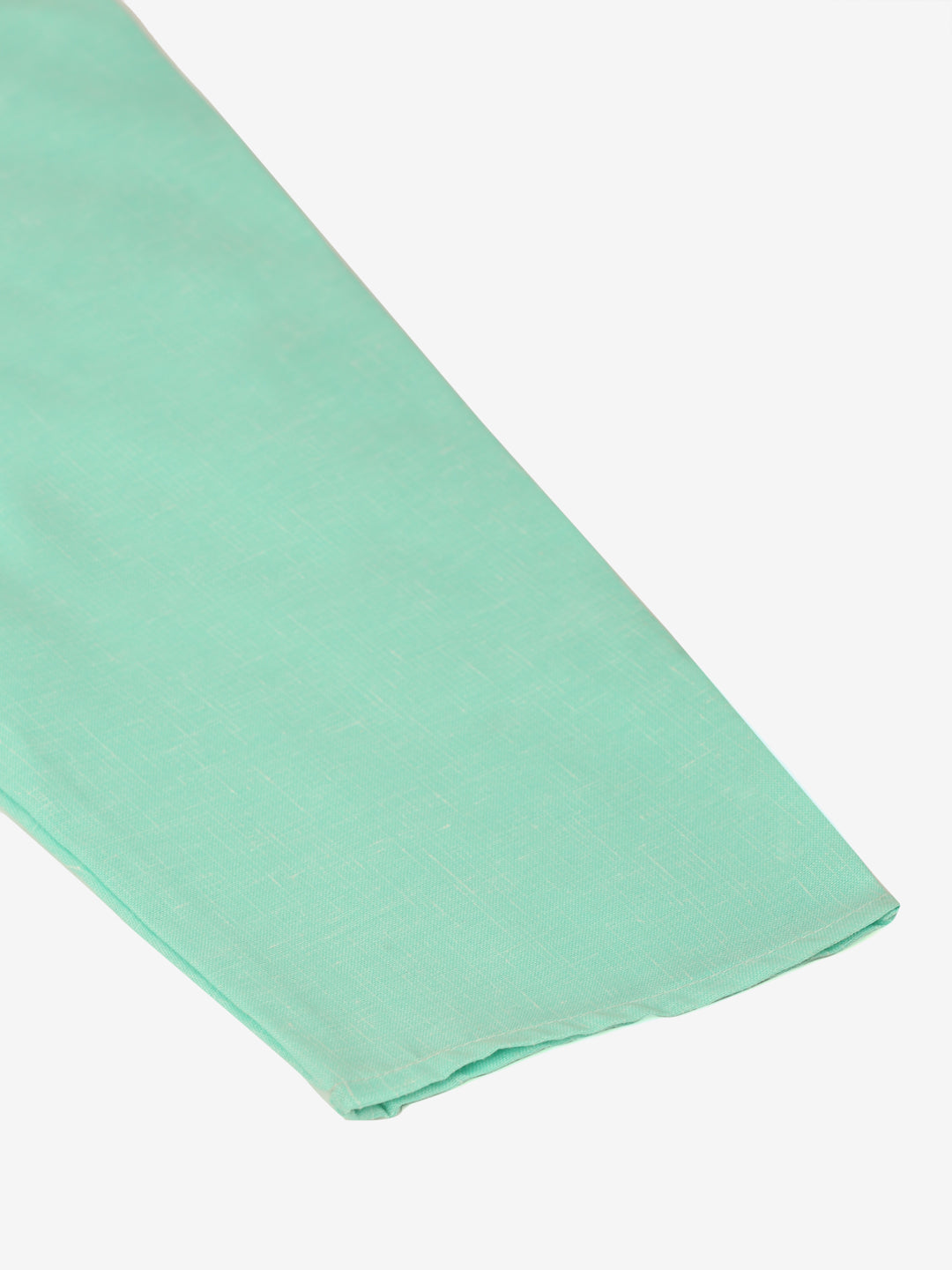 Jompers Men's Cotton Solid Kurta Pajama Sets - Green | Grocsy