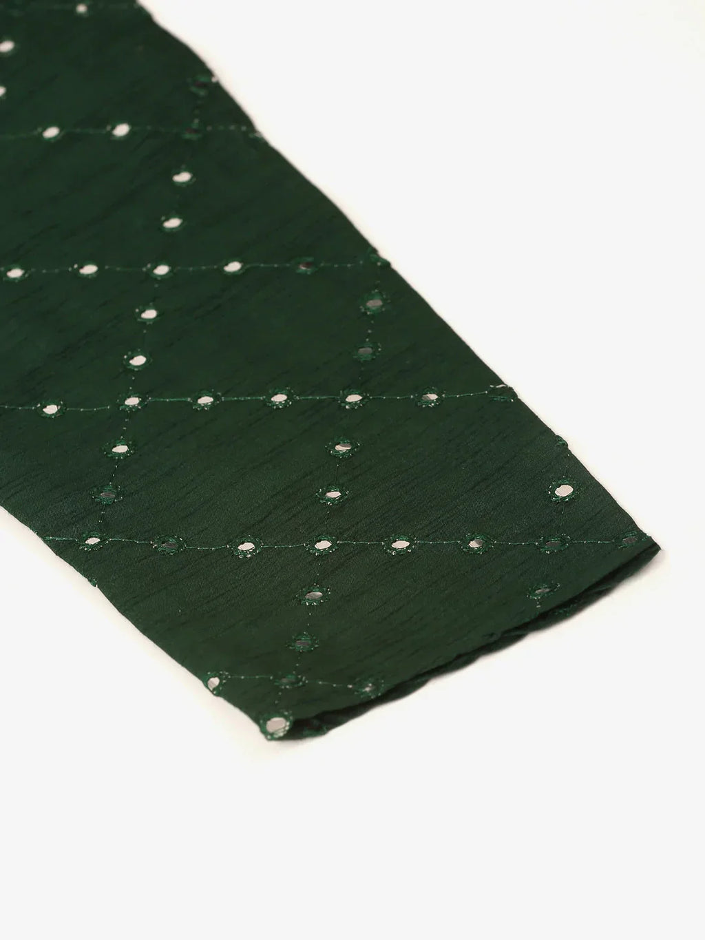 Jompers Men's Green Mirror Work Kurta Pyjama | Grocsy