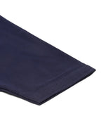 Jompers Men's Navy Cotton Solid Pathani Kurta with Salwar | Grocsy