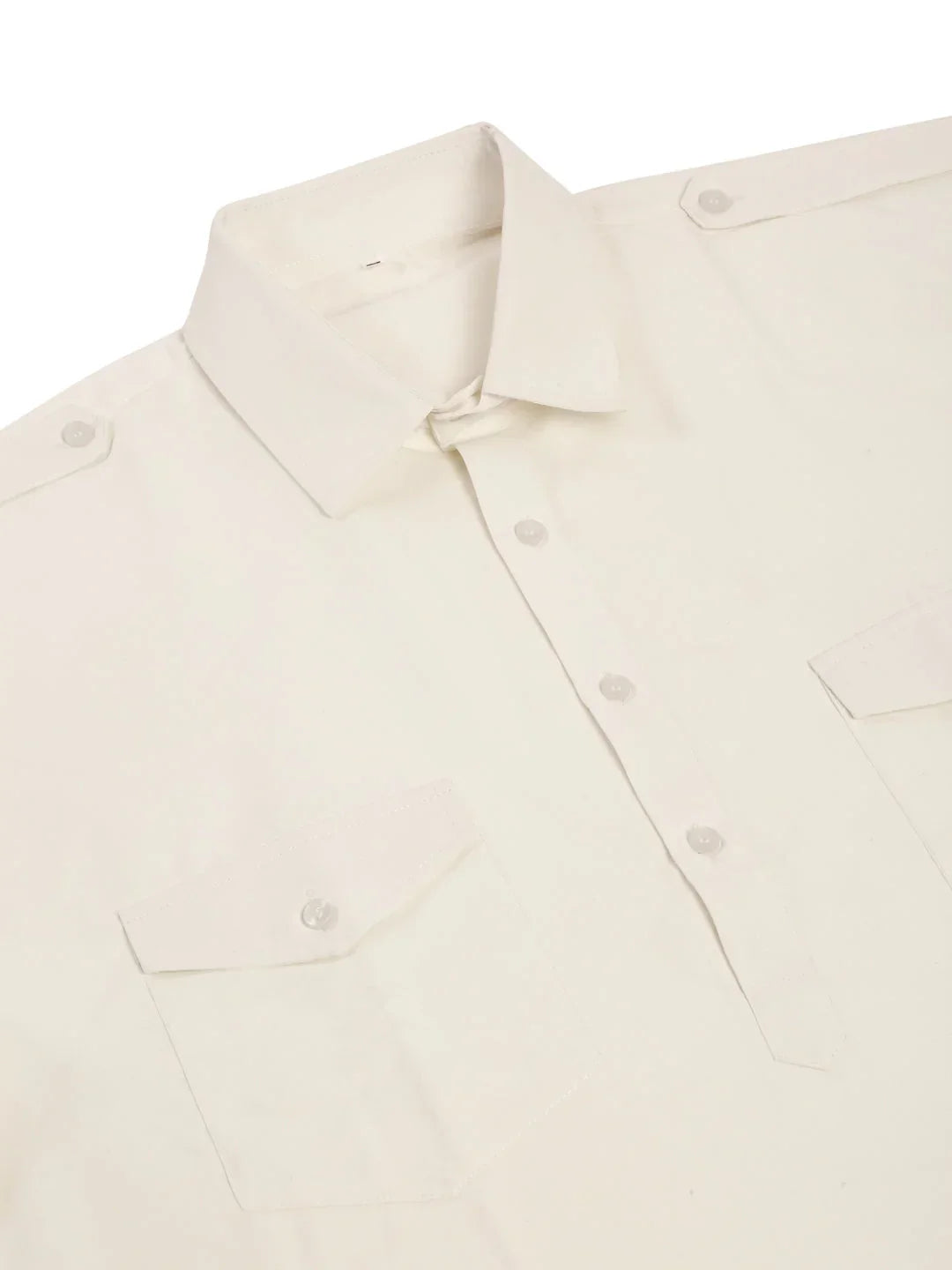 Jompers Men's White Cotton Solid Pathani Kurta with Salwar | Grocsy