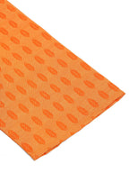 Jompers Men's Orange Woven Design Kurta Pajama | Grocsy