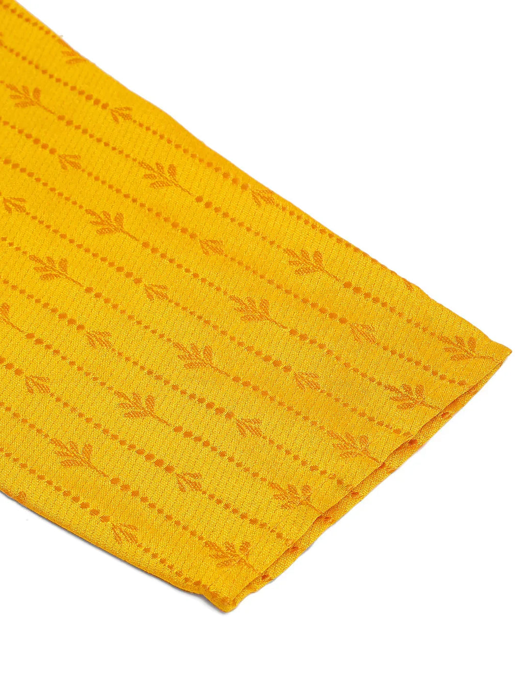 Jompers Men's Mustard Embroidered Kurta Payjama Sets | Grocsy