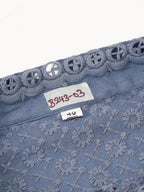 Jompers Men's Grey Chikankari Embroidered and Sequence Kurta with Churidar | Grocsy