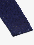 Jompers Men's Navy Blue Chikankari Embroidered and Sequence Kurta with Churidar | Grocsy