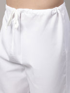 Jompers Men's White Embroidered Straight Kurta Pyjama Set | Grocsy