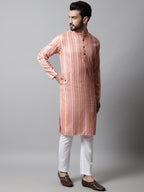 Jompers Men's Coral Geomatric Printed Kurta with Churidar | Grocsy