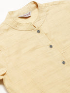 Jompers Women Beige Solid Kurta with Trousers & Dupatta | Grocsy