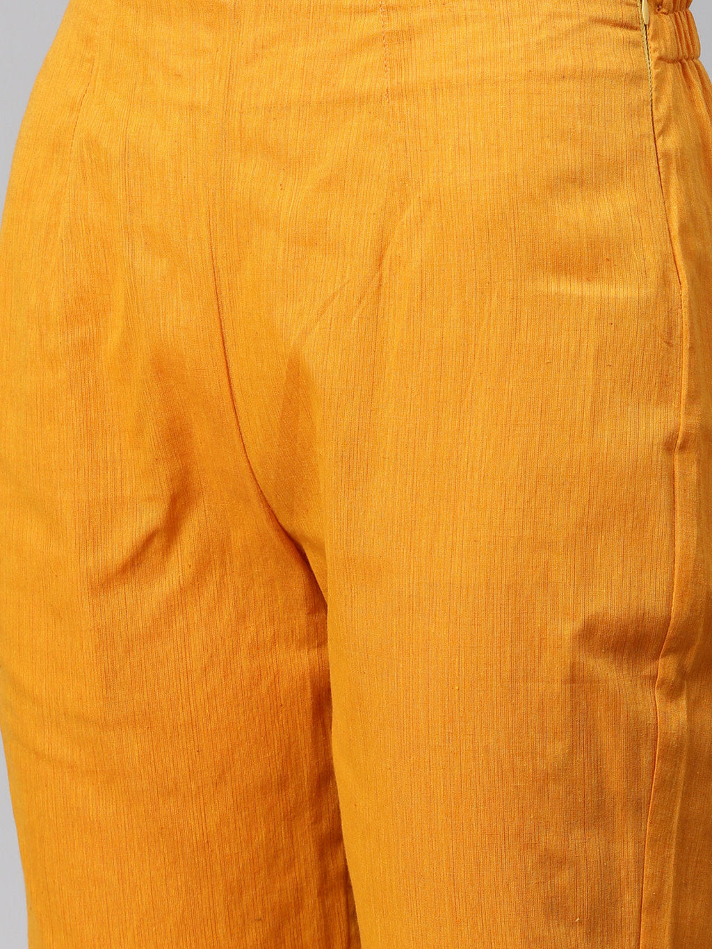Jompers Women Yellow Printed Kurta with Trousers | Grocsy
