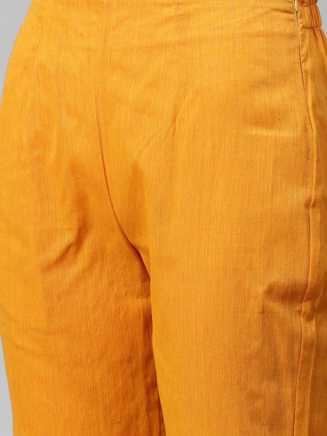 Jompers Women Yellow Printed Kurta with Trousers | Grocsy