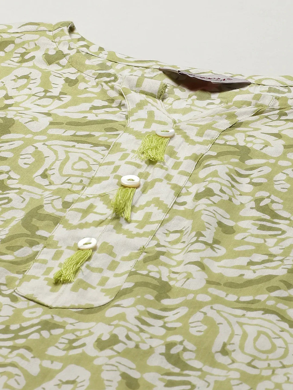 Jompers Women's Green Ethnic Motifs Printed Pure Cotton Kurta with Trousers & Dupatta | Grocsy