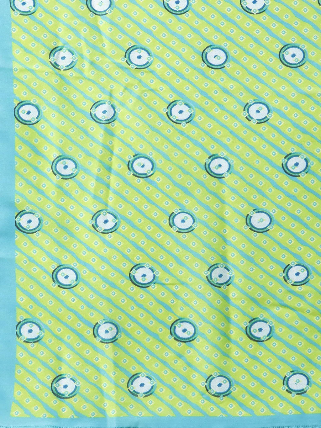 Jompers Women's Blue & Green Ethnic Motifs Printed Pure Cotton Kurta With Trousers & Dupatta | Grocsy