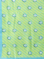 Jompers Women's Blue & Green Ethnic Motifs Printed Pure Cotton Kurta With Trousers & Dupatta | Grocsy