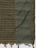 Jompers Women's Olive Green Embroidered Regular Kurta with Trousers & With Dupatta | Grocsy