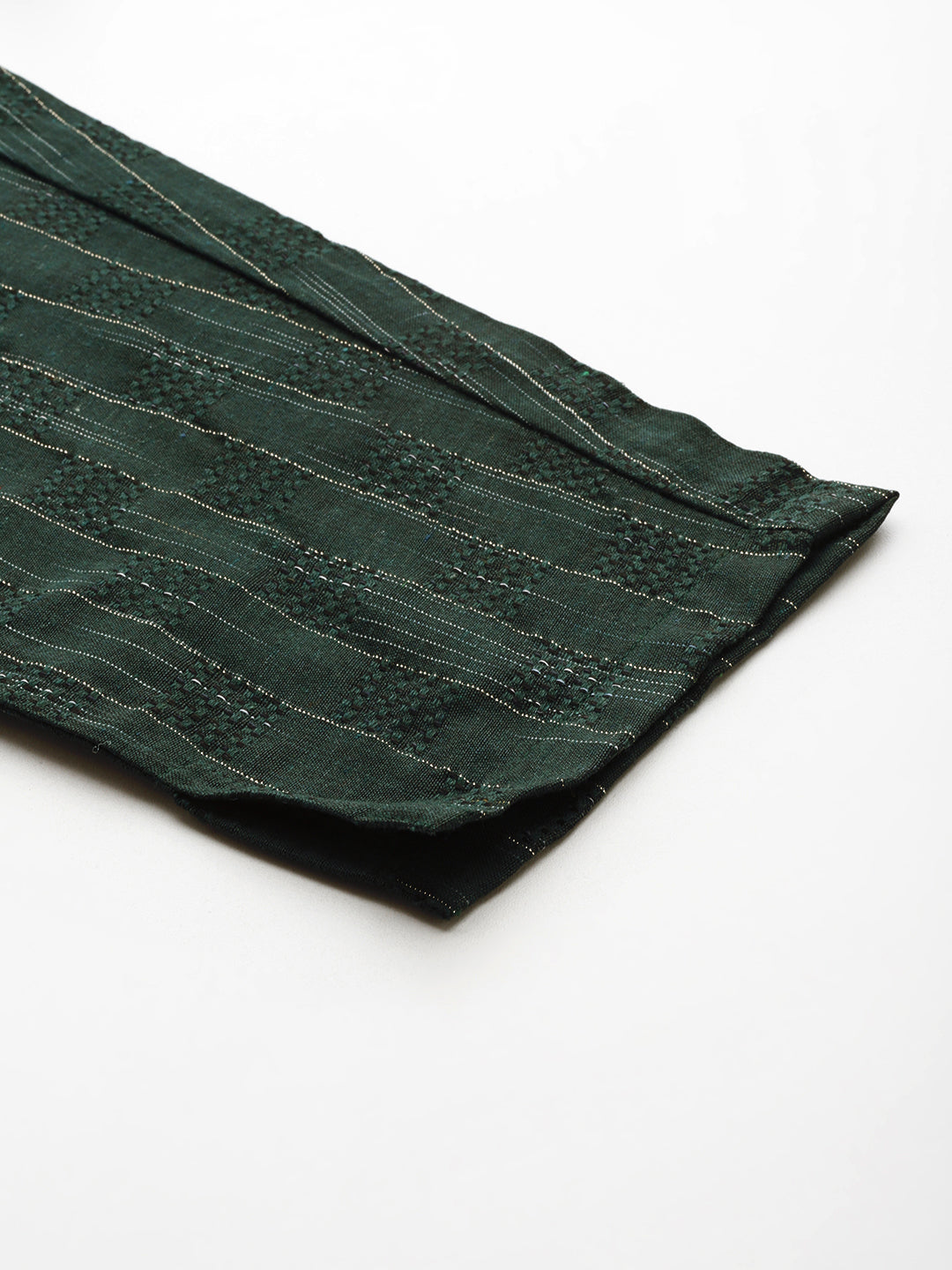 Jompers Women's Olive Green Embroidered Regular Kurta with Trousers & With Dupatta | Grocsy