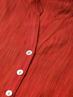 Jompers Women Red & Black Self-Striped Kurta with Trousers & Dupatta | Grocsy