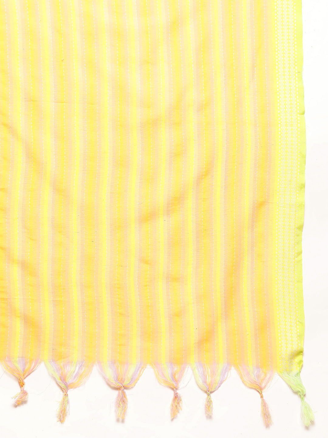 Jompers Women's Printed flared kurta palazzo dupatta set - Yellow | Grocsy