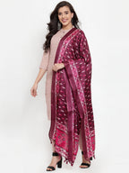 Jompers Women Pink Solid Kurta with Trousers & Dupatta | Grocsy