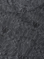 Jompers Women Charcoal Grey & Black Printed Straight Kurta | Grocsy