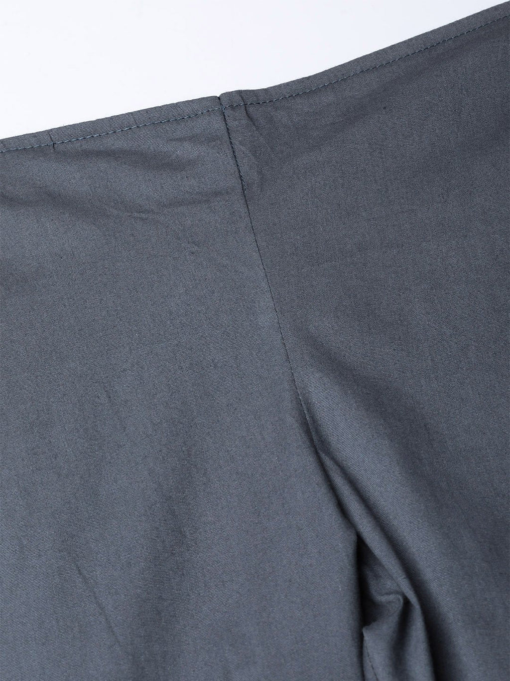 Jompers Women Grey Smart Fit Solid Bottom Flared Trousers | Grocsy