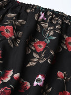 Jompers Women Black Printed Bardot Top | Grocsy