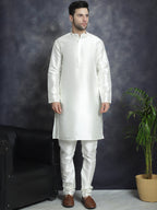Jompers Men's embroidered and sequins Nehru Jacket - Grey | Grocsy