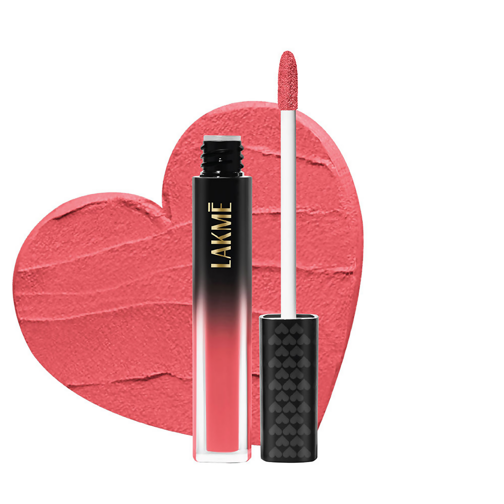 Lakme Xtraordin-Airy Velvet Matte Lip Mousse - Sweetheart Pink | Grocsy