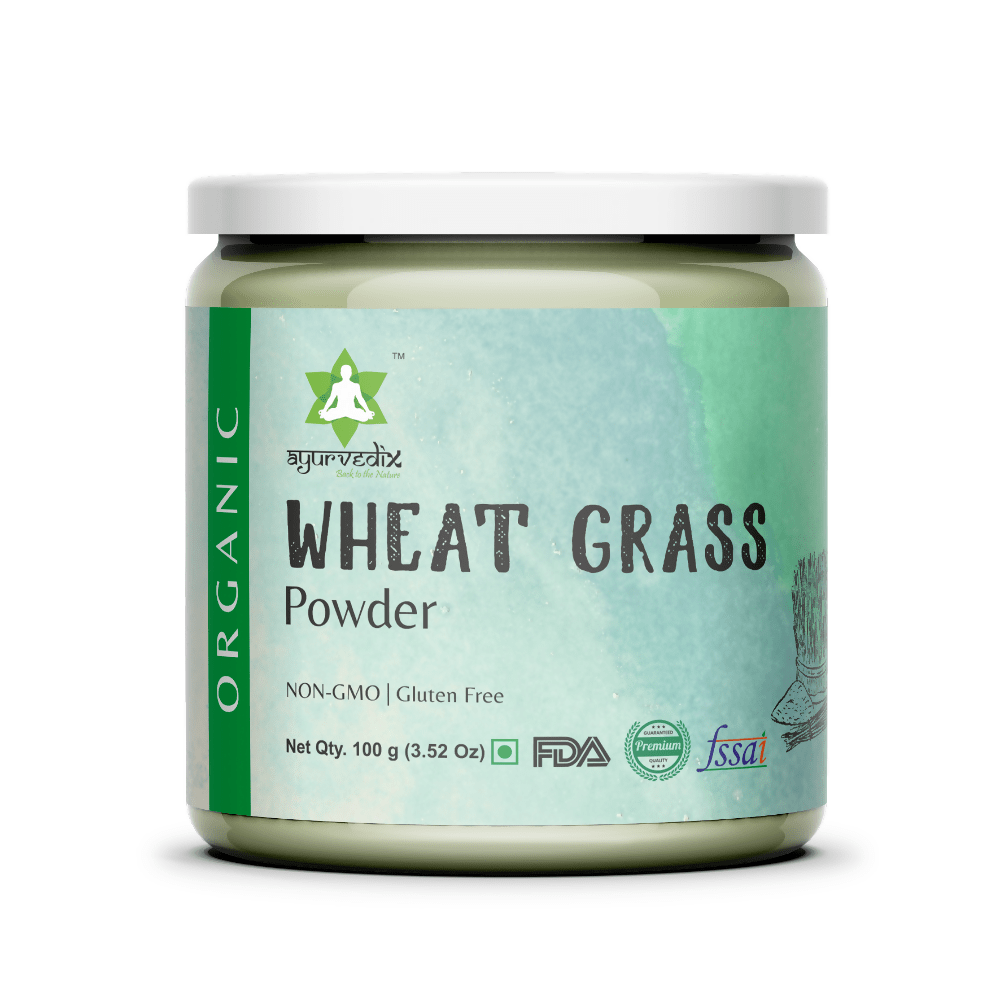 Ayurvedix Organic Wheatgrass Powder | Grocsy