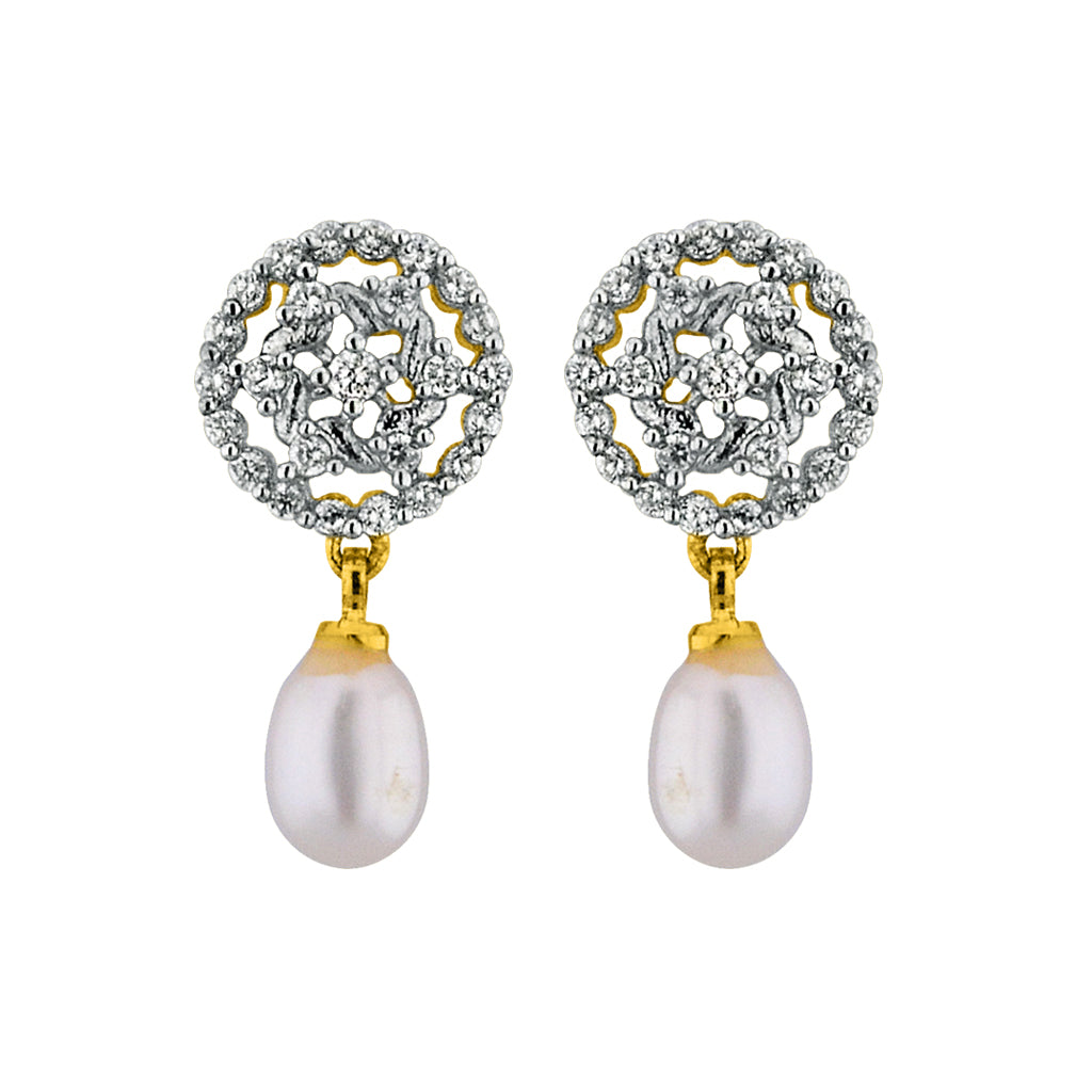 J Pearls Cheerful Pearl Drop Earrings - Real Pearl Jewelry | Grocsy