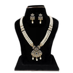 J Pearls Heena 3 Lines Rani Haar Necklace | Grocsy