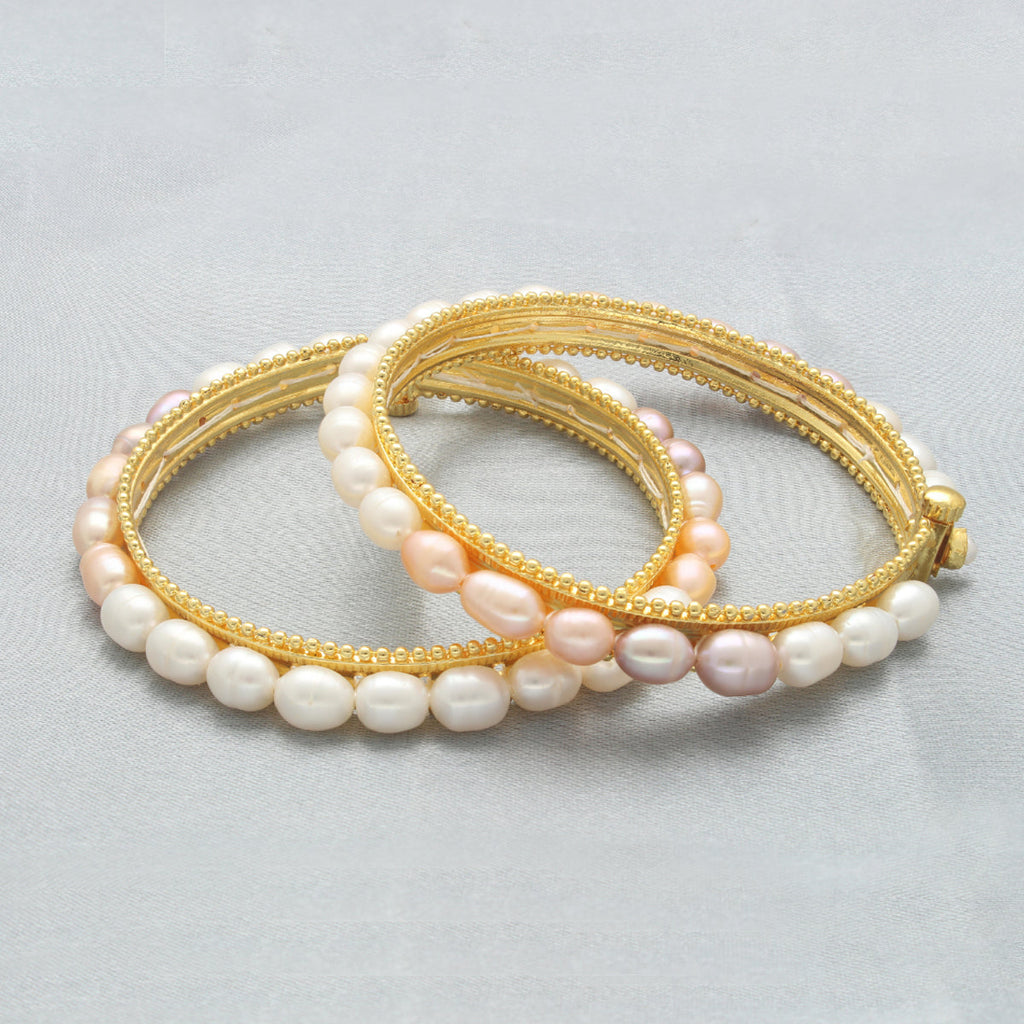 J Pearls Classic Pearl Bangles