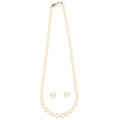 J Pearls Single Line Round Pearl Necklace - Real Pearl Jewelry | Grocsy