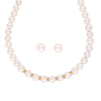 J Pearls Simple Pearl Set - Real Pearl Jewelry | Grocsy