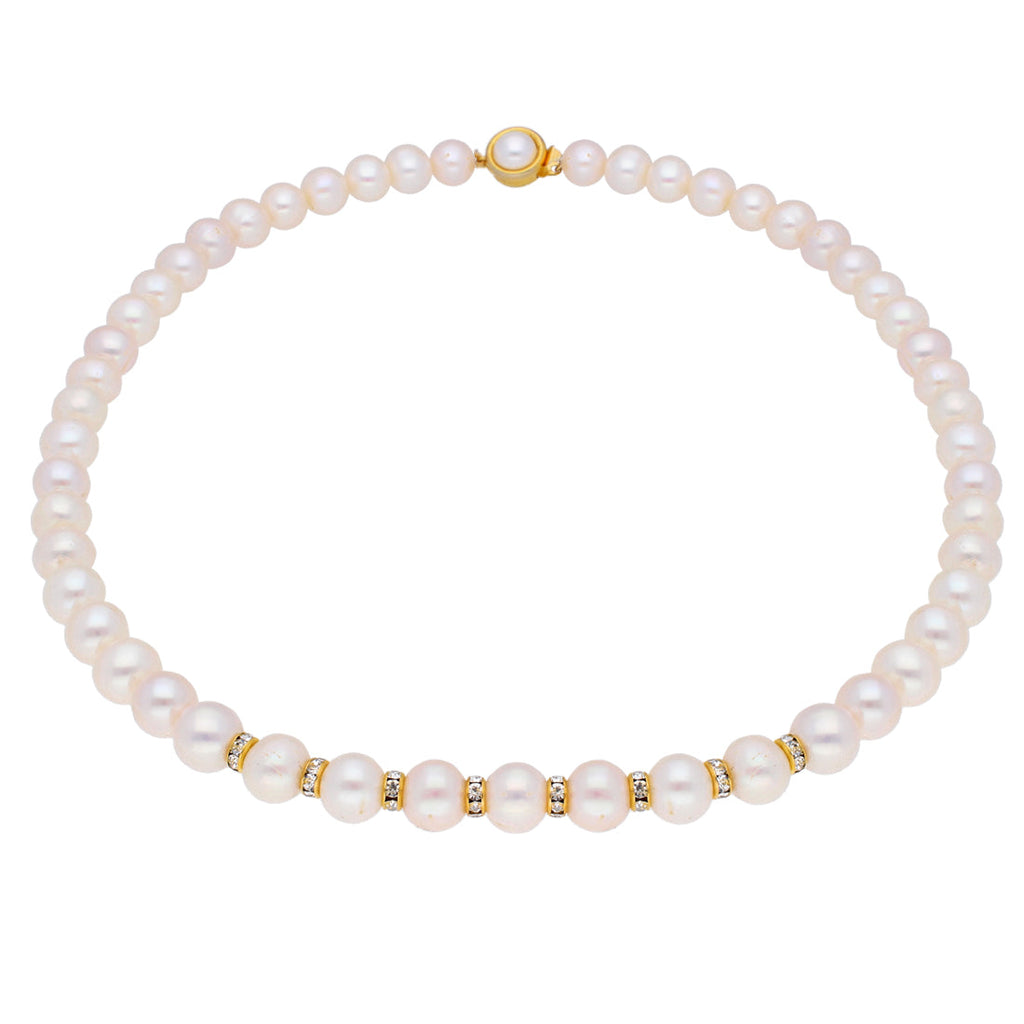 J Pearls Simple Pearl Set - Real Pearl Jewelry | Grocsy