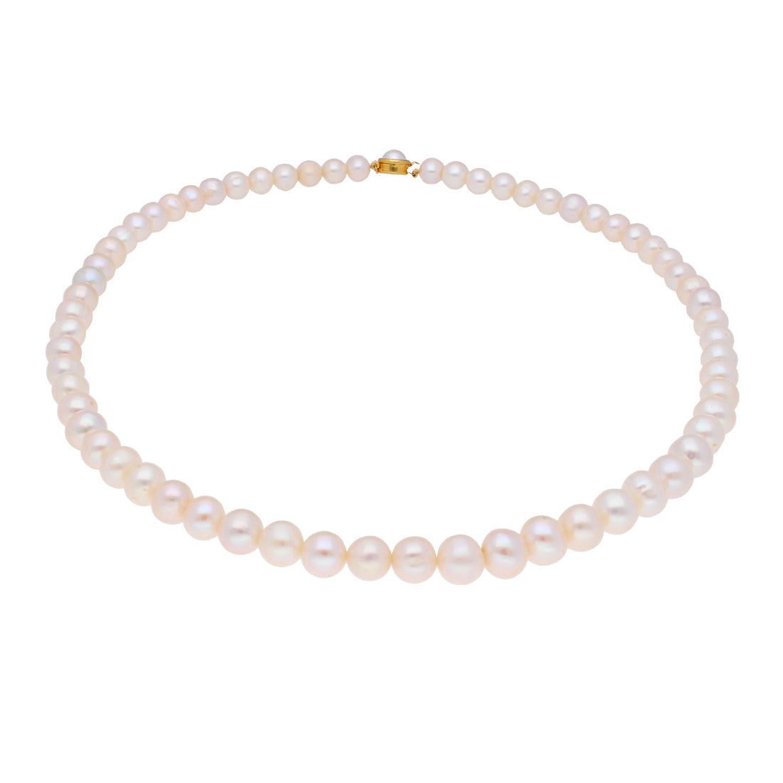 J Pearls Round Pearl Necklace - Real Pearl Jewelry | Grocsy