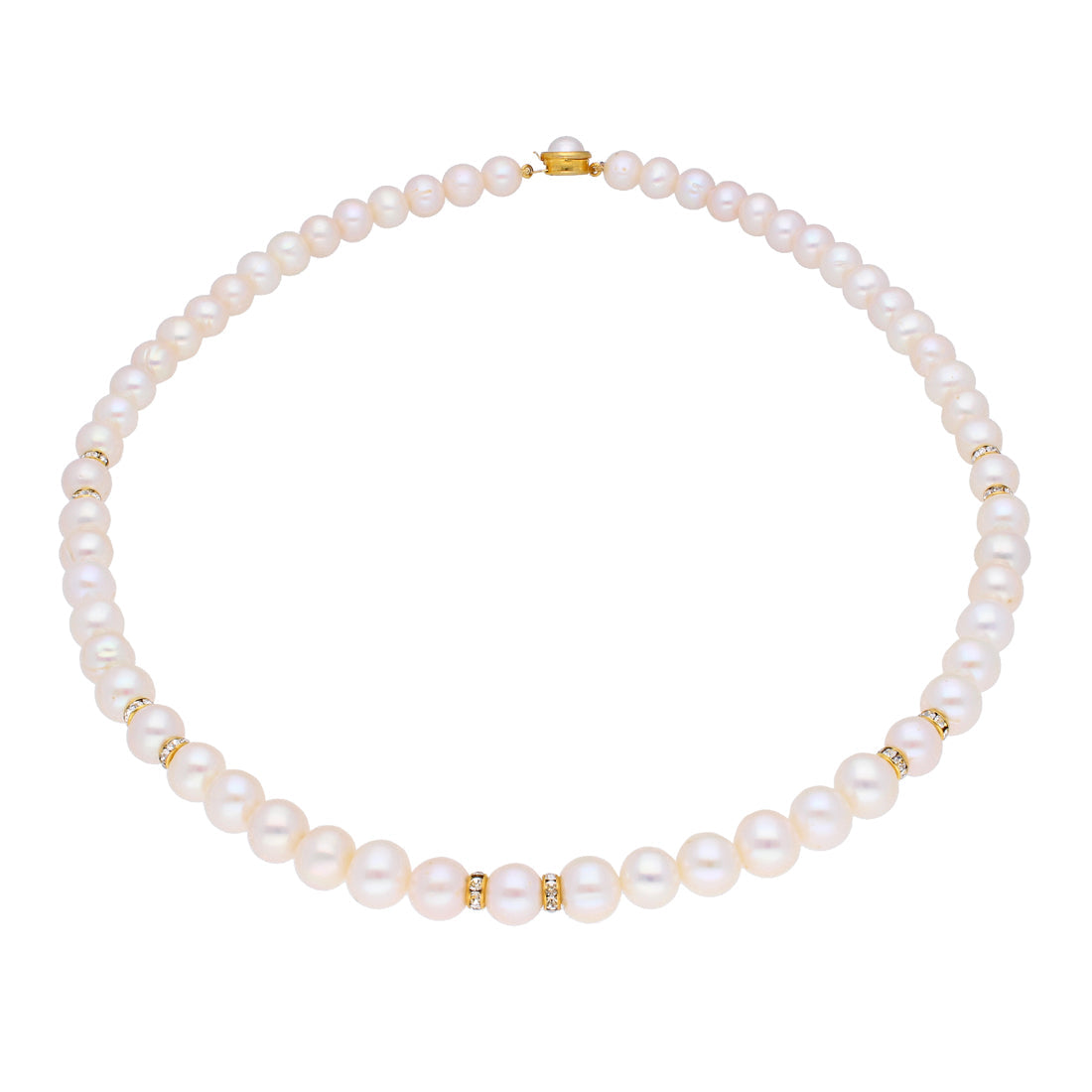 J Pearls Charming Pearl Necklace - Real Pearl Jewelry | Grocsy