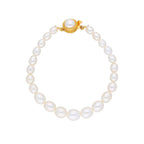 J Pearls White Charm Pearl Bracelet - Real Pearl Jewelry